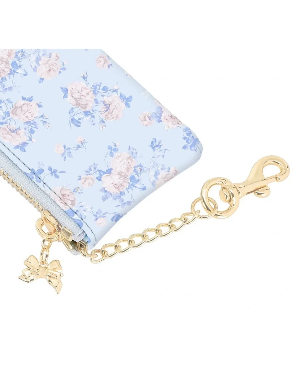 🩵 LoveShackFancy x Target~Case-Mate Everblooming Rosettes Printed PU Zipper Coin